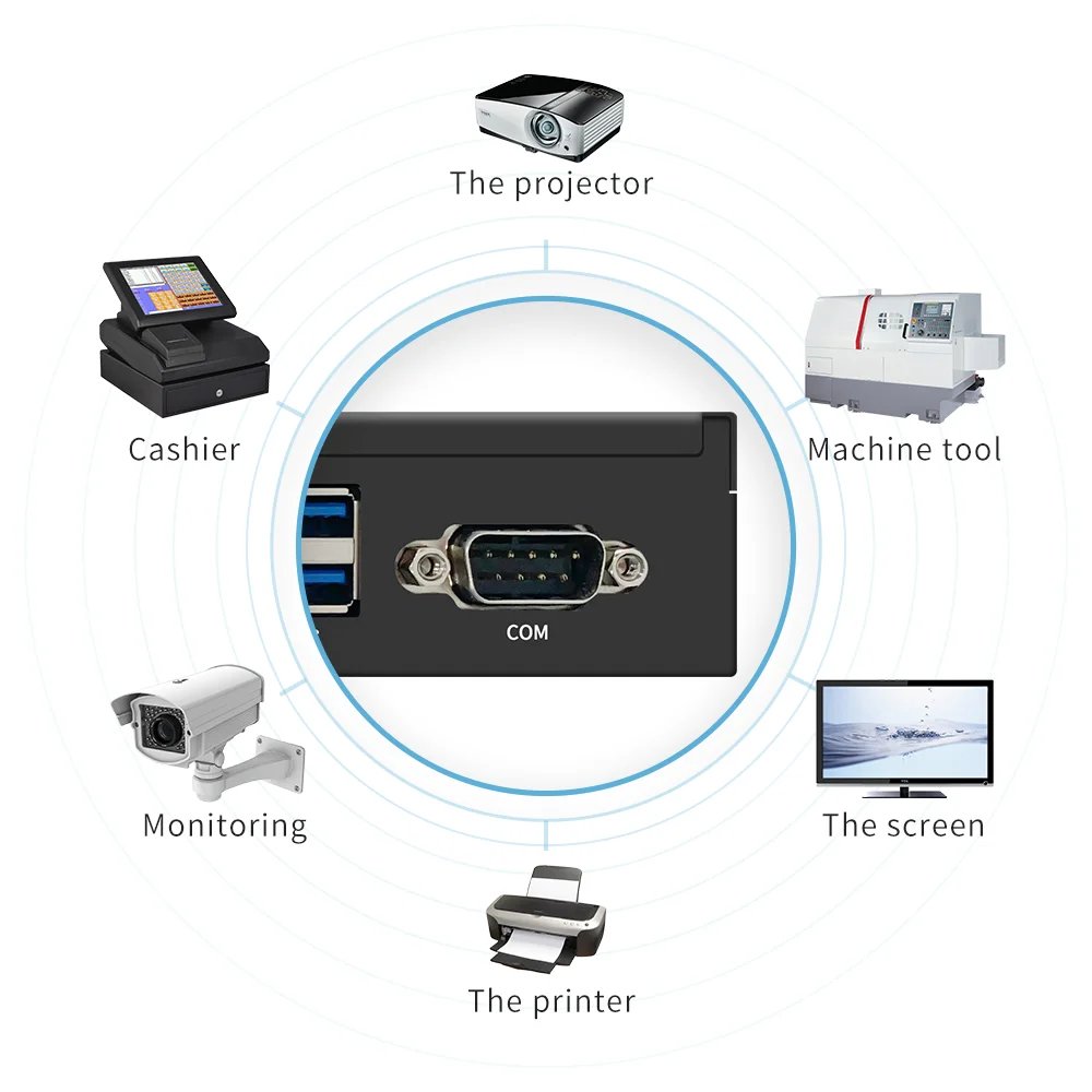 TexHoo Mini PC Computer Intel Core i7 i5 Processador ITX Windows 10 Pro