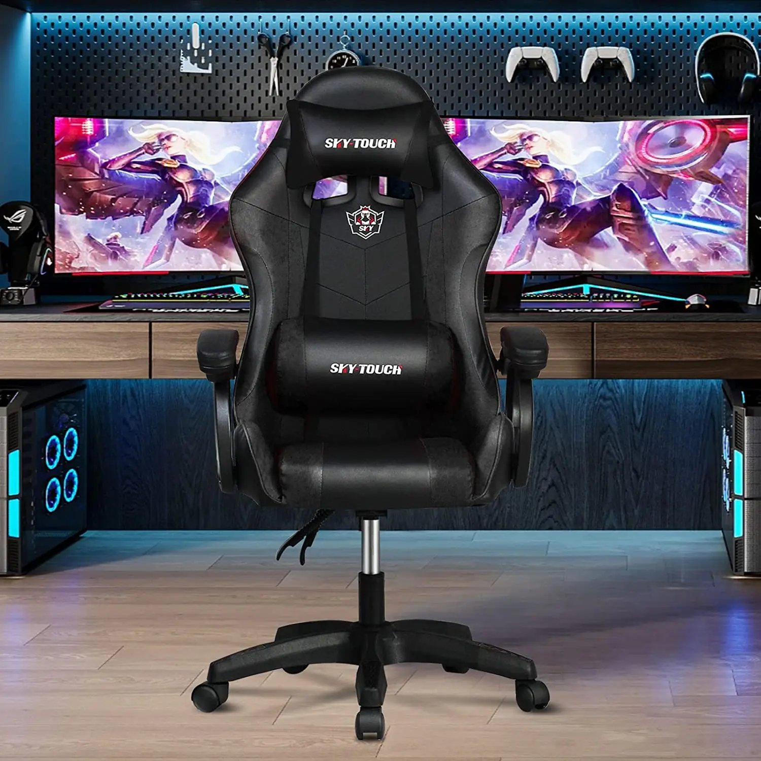 Gaming chair Adjustable Computer chair Pc office