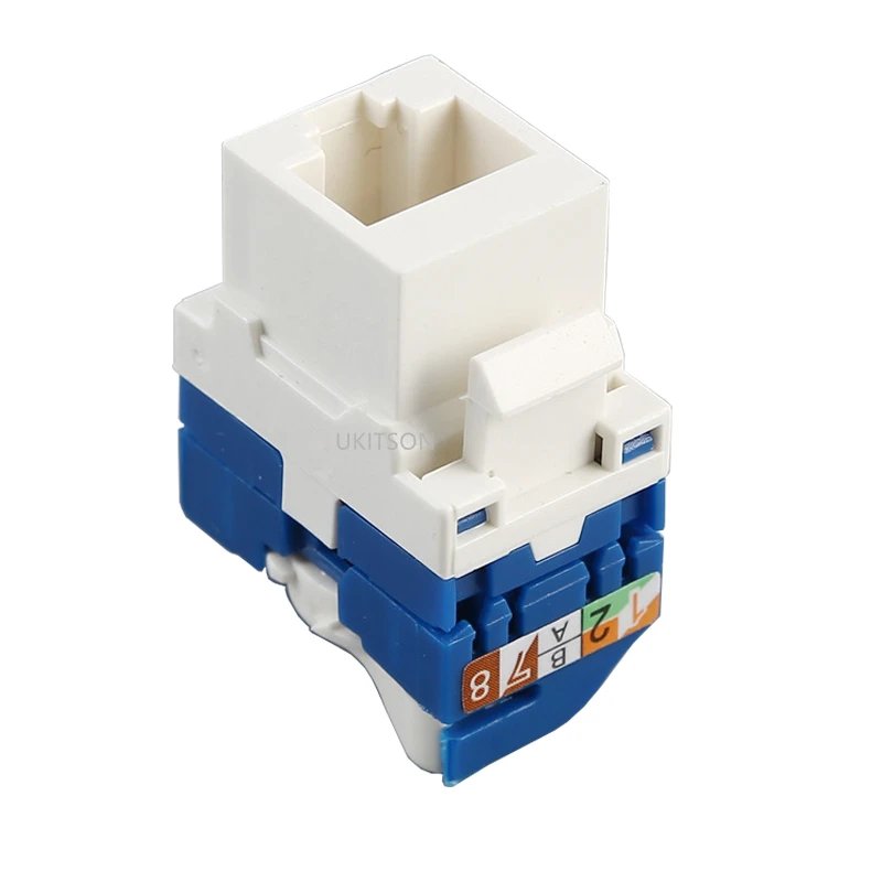 Whirling Wire CAT6 RJ45 Toolless LAN Insert Keystone Ethernet Module Jack Gigabit UTP Tool-free Ineternet Socket