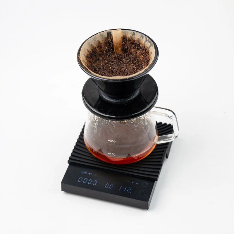 TIMEMORE Basic 3 Black Mirror Pour Over Coffee Scale Espresso Scale,Flow Rate, Auto Timer,Ratio, 3 Brewing Modes, 2kg Capacity TIMEMORE Basic 3 Black Mirror Pour Over Coffee Scale Espresso Scale,Flow Rate, Auto Timer,Ratio, 3 Brewing Modes, 2kg Capacity