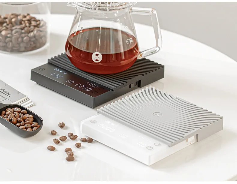 TIMEMORE Basic 3 Black Mirror Pour Over Coffee Scale Espresso Scale,Flow Rate, Auto Timer,Ratio, 3 Brewing Modes, 2kg Capacity TIMEMORE Basic 3 Black Mirror Pour Over Coffee Scale Espresso Scale,Flow Rate, Auto Timer,Ratio, 3 Brewing Modes, 2kg Capacity