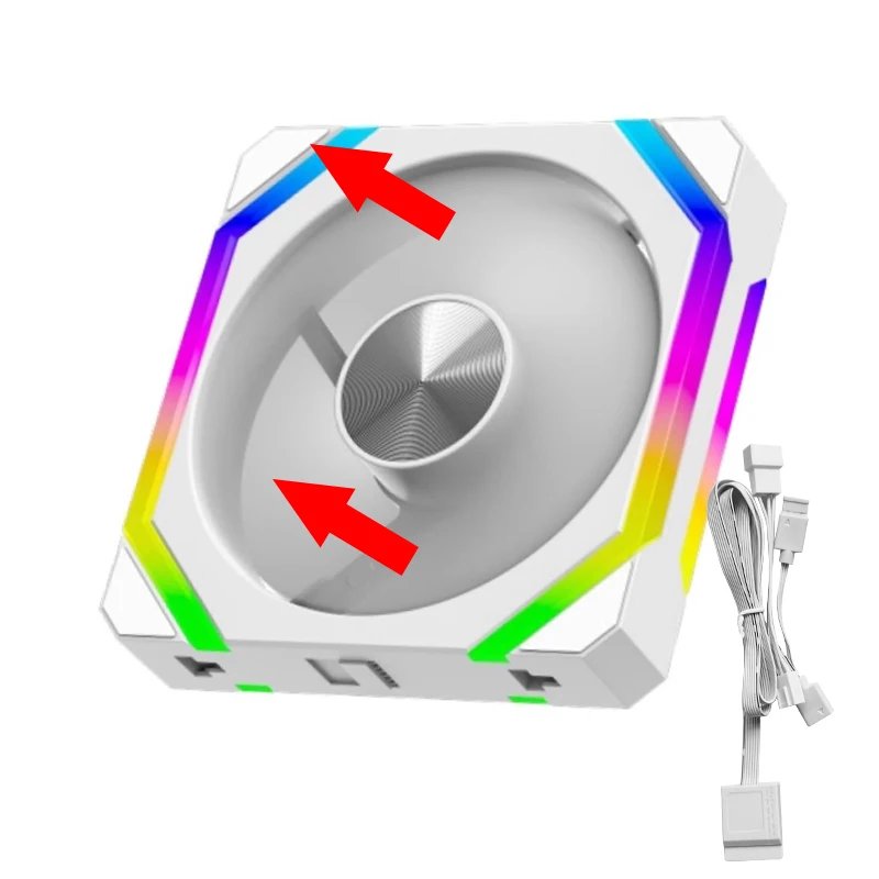 1 White Reverse Fan