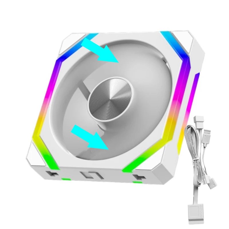 1 White Forward Fan