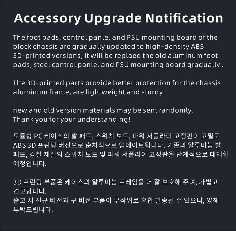 METALFISH BlockCase Aluminum Open Frame Case Support ATX/M-ATX Mainboard GPU Mount Horizontally 240 Water Cooler Gaming Cabinet
